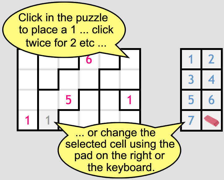 Sample Hadoku puzzle
