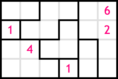 Sample Hadoku puzzle